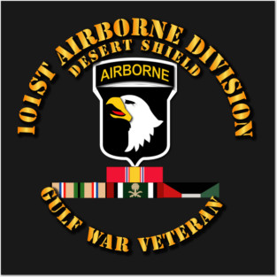 101st Airborne Division - Desert Shield w Svc Posters and Art