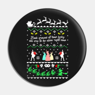 Broadway Ugly Christmas Pin