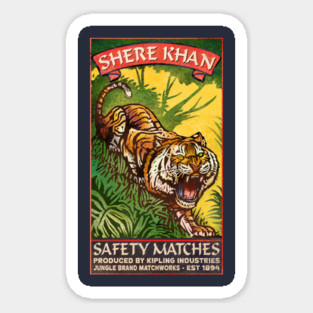 Shere Khan Matches Sticker
