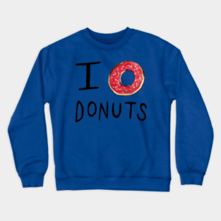I ❤ Donuts Crewneck Sweatshirt