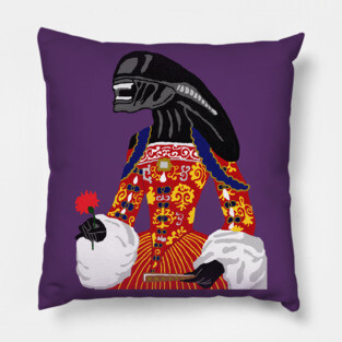 Xenomorph Queen Pillow