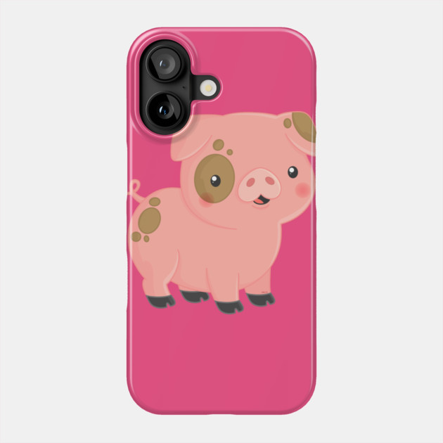 Cute Pink Pig Pinto Design Phone Case by creative