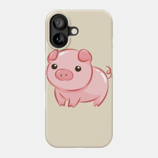 Cute Pink Piggy Design Phone Case