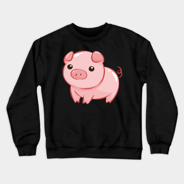 Cute Pink Piggy Design Crewneck Sweatshirt by creative