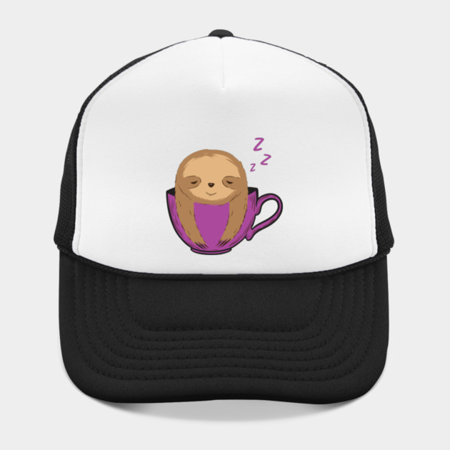 Sloth Sleeping in a Cup Funny by creative