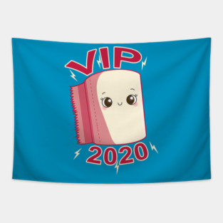 Toilet Paper Roll VIP 2020 Funny Kawaii Tapestry