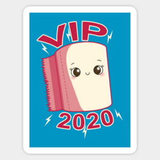 Toilet Paper Roll VIP 2020 Funny Kawaii Sticker