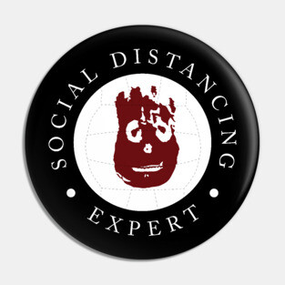 Social Distancing Expert Pin