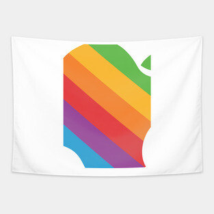 Classic Apple Logo Tapestry