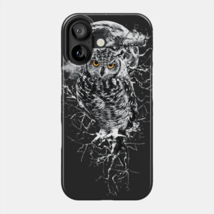 OWL BW Phone Case