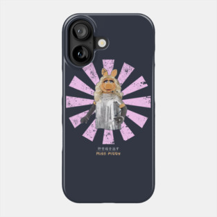 Miss Piggy Retro Japanese Muppets Phone Case