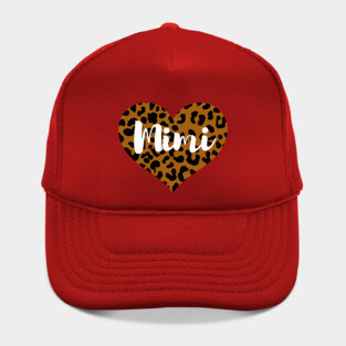 Cute Leopard Print Mimi Heart Hat