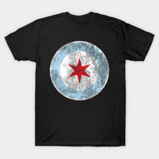 City of Chicago Flag Star T-Shirt