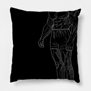Classic Bodybuilding Arnold Schwarzenegger T-Shirt Pillow