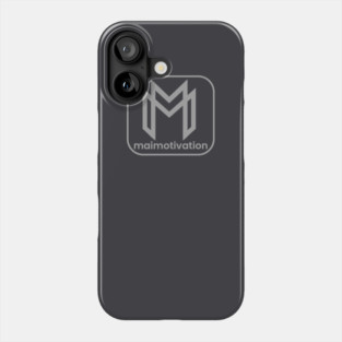 maimotivation Logo - Gray Phone Case
