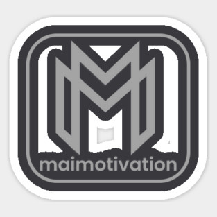 maimotivation Logo - Gray Sticker