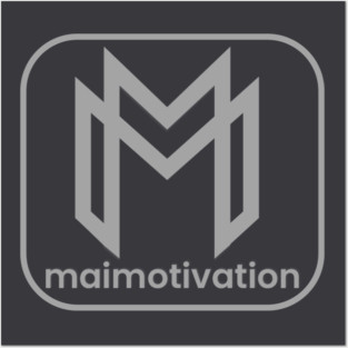 maimotivation Logo - Gray Posters and Art