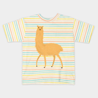 Yellow Alpaca Kids T-Shirt