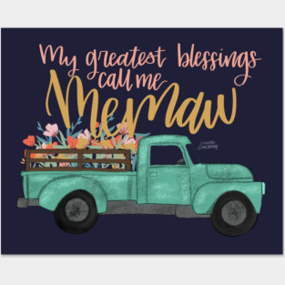 Memaw’s Blessings Posters and Art