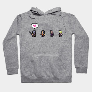 Pixel Noctis Love Hoodie
