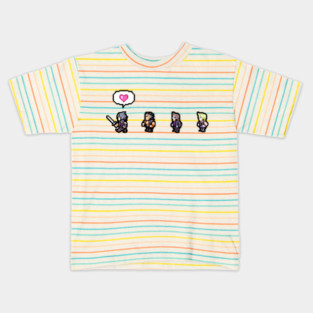 Pixel Noctis Love Kids T-Shirt