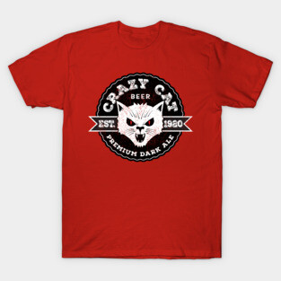 Crazy Cat Beer T-Shirt