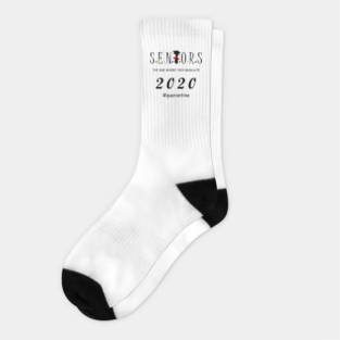 Seniors the one where they graduate 2020 Socks