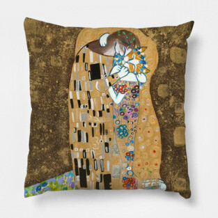 The Cat Kiss Pillow