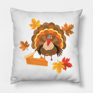 Turkey and Pie! Pillow