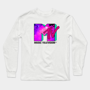MTV Abstract Galaxy Long Sleeve T-Shirt