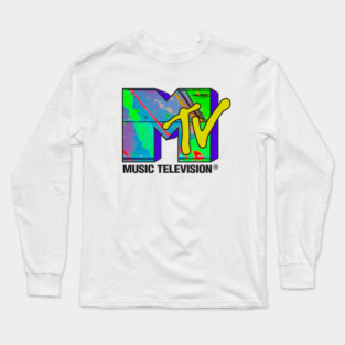 MTV Logo with Butterfly Long Sleeve T-Shirt