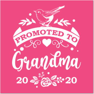 Promoted to Grandma Gift for Mother’s Day Posters and Art