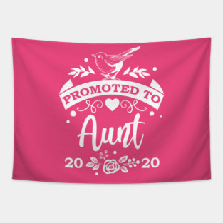 Promoted to Aunt 2020 Tapestry