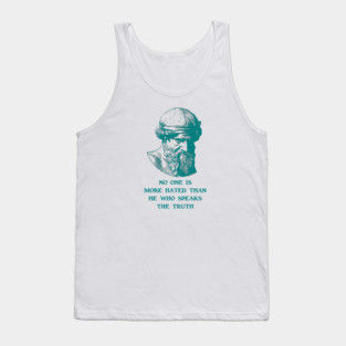Plato On He Who Speaks The Truth Tank Top
