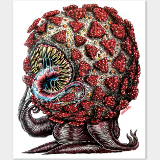 Virus Monster Posters and Art