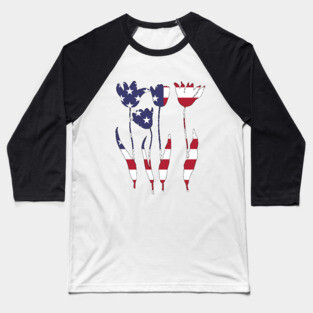 Tulips Baseball T-Shirt