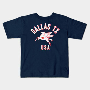 Dallas TX USA Kids T-Shirt