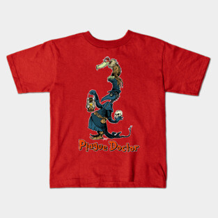 Quarantine Art: Plague Doctor Kids T-Shirt