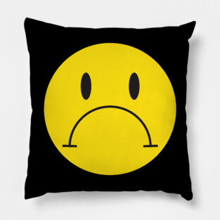 Sad Face Pillow