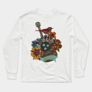 Nashville Guitar Long Sleeve T-Shirt