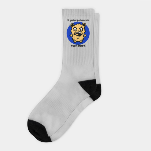 Rock Beary Hard Socks by MCALTees