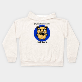 Rock Beary Hard Kids Hoodie