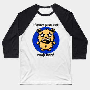 Rock Beary Hard Baseball T-Shirt