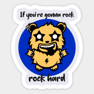 Rock Beary Hard Magnet