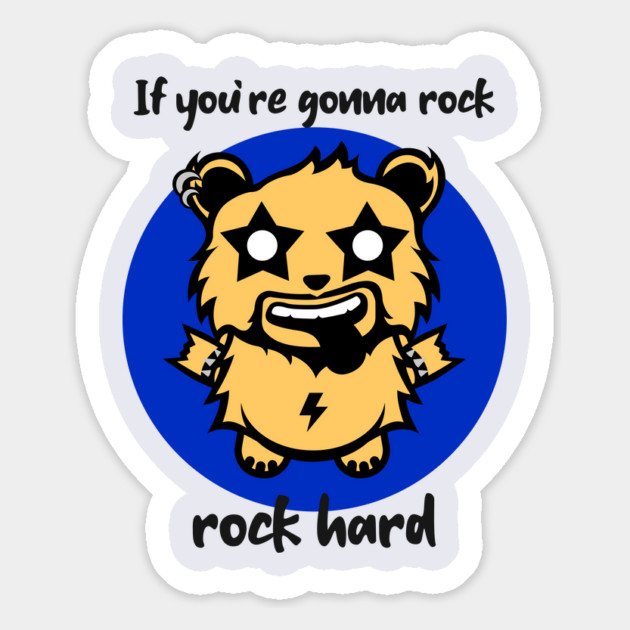Rock Beary Hard Magnet by MCALTees