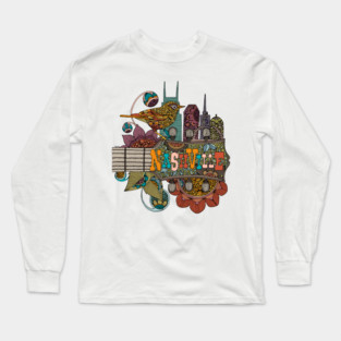 Nashville - Music City Long Sleeve T-Shirt