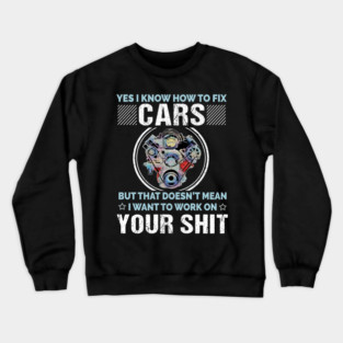 Car Mechanic Crewneck Sweatshirt
