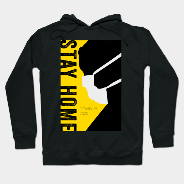 STAY HOME Hoodie by  magiccatto