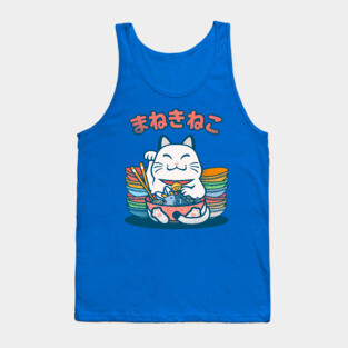 Lucky cat - Maneki neko ramen Tank Top
