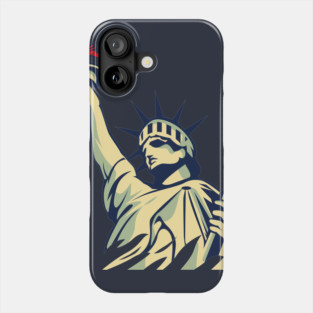 liberty statue, United States of America Phone Case